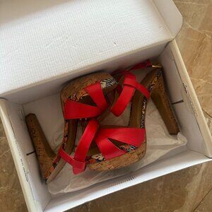 Westies heeled sandals practically new